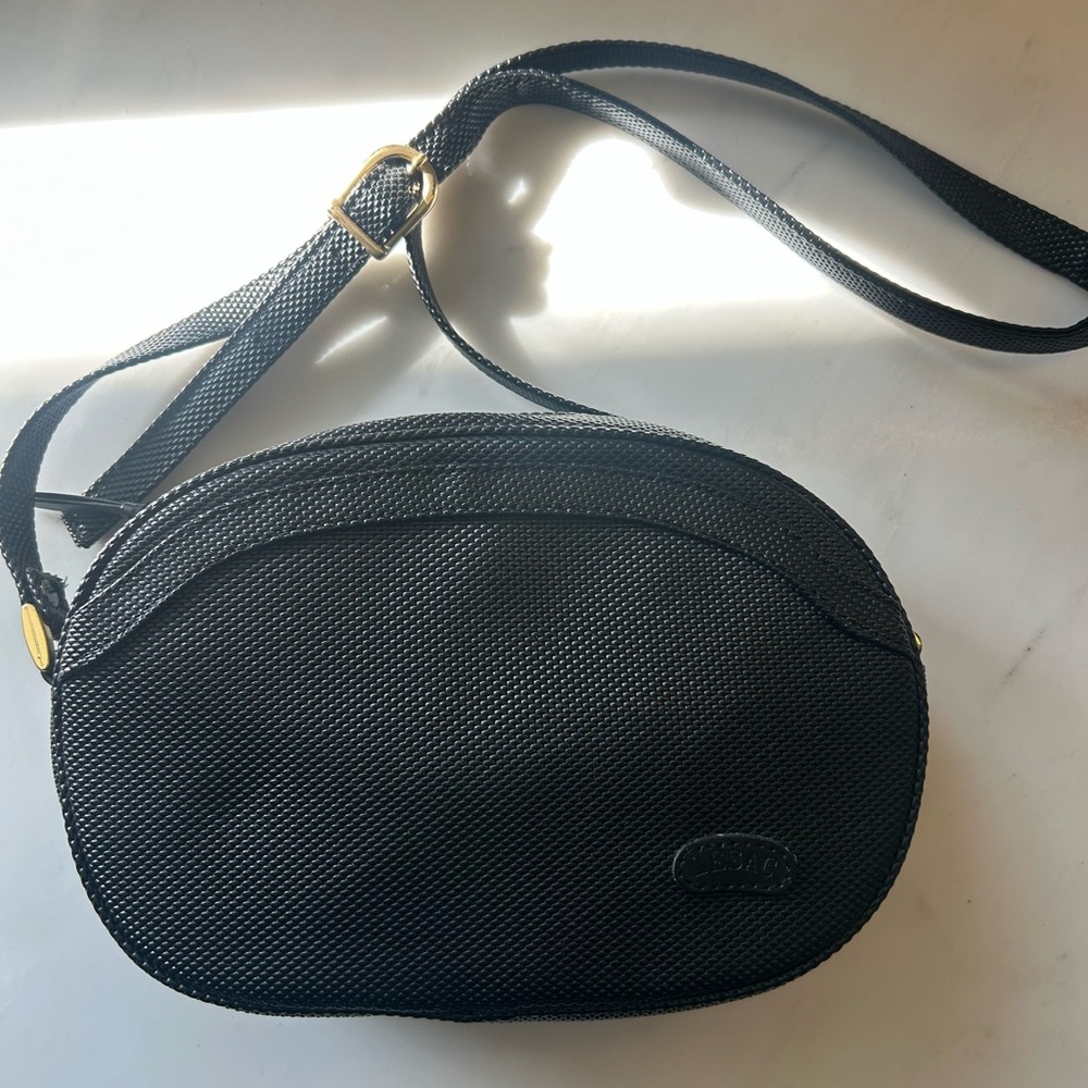 Never used LeSac crossbody leather bag